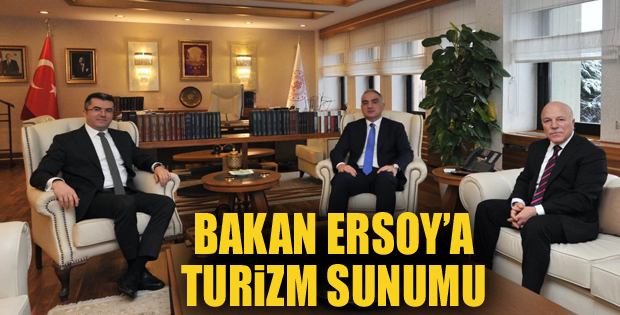 Bakan Ersoy'a Erzurum ile ilgili turizm sunumu