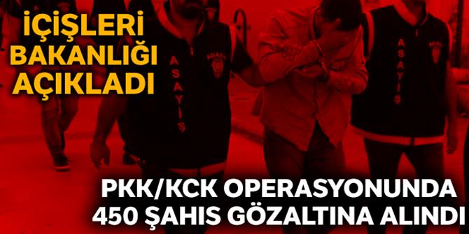 37 ilde PKK/KCK operasyonu: 450 gözaltı