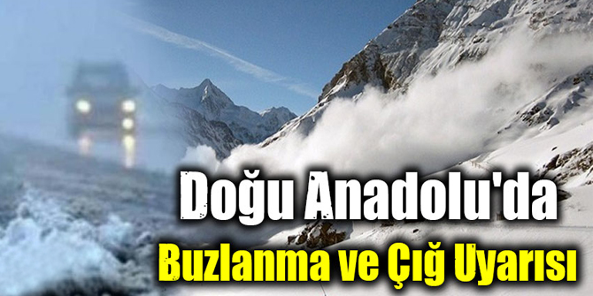 Doğu'da soğuk hava etkisini sürdürüyor