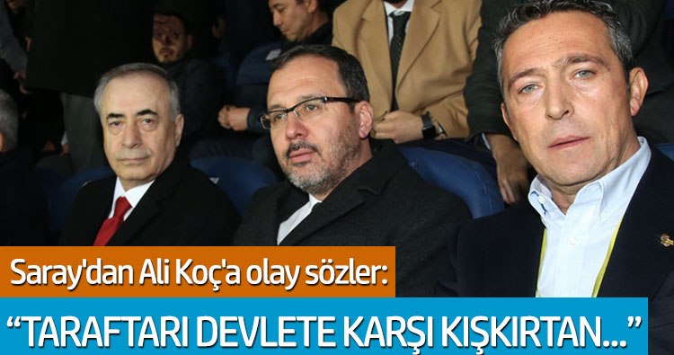 Cumhurbaşkanı Başdanışmanı Yiğit Bulut'tan Ali Koç'a olay sözler