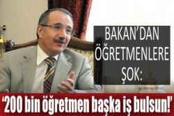 Öğretmen başka iş bulsun!