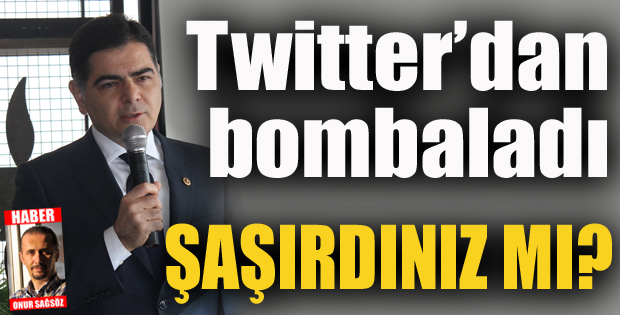 Cinisli, Twitter'dan bombaladı