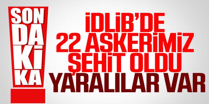 Hatay Valisi Doğan: İdlib'de hava saldırısında 22 Mehmetçiğimiz şehit oldu