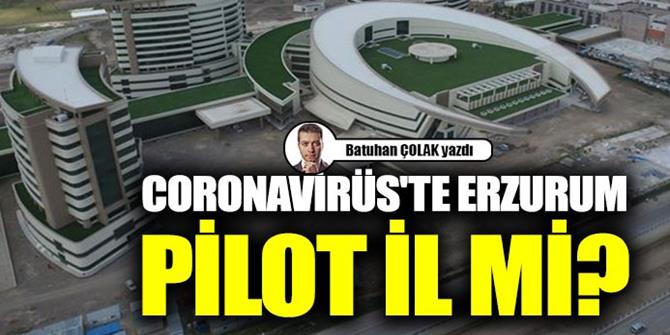 Coronavirüs'te Erzurum Pilot İl mi?