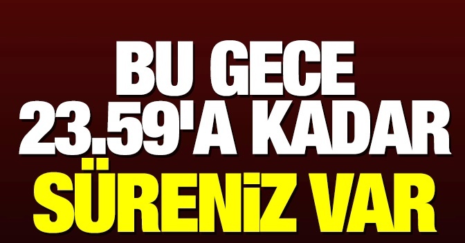 Gelir vergisi beyannamesinde süre bugün doluyor