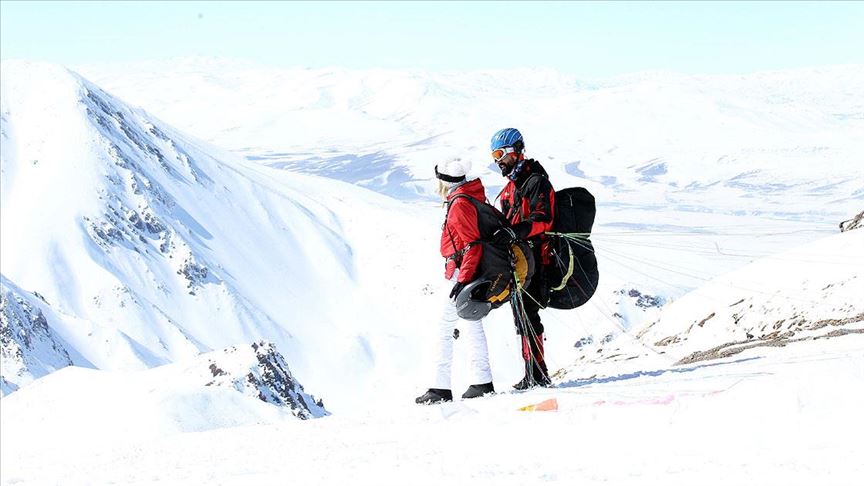 Palandöken'i turistlere gökyüzünden tanıtıyorlar