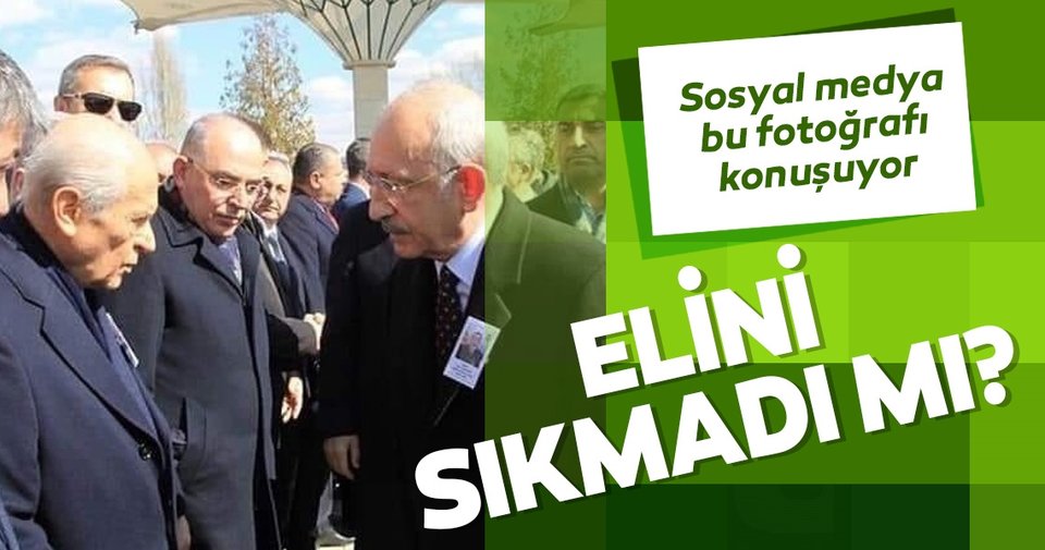 Şehit cenazesinde Bahçeli ile Kılıçdaroğlu el sıkışmadı