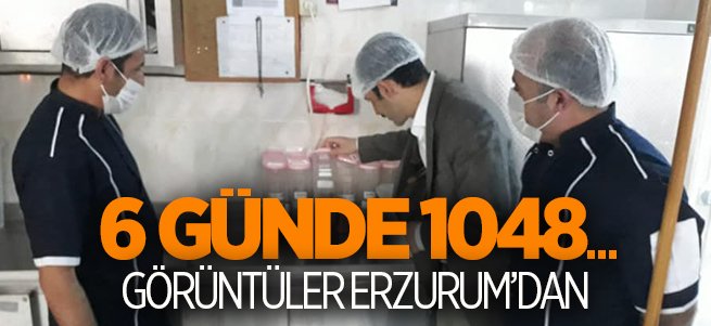 Erzurum’da 6 günde 1048 işletme denetlendi