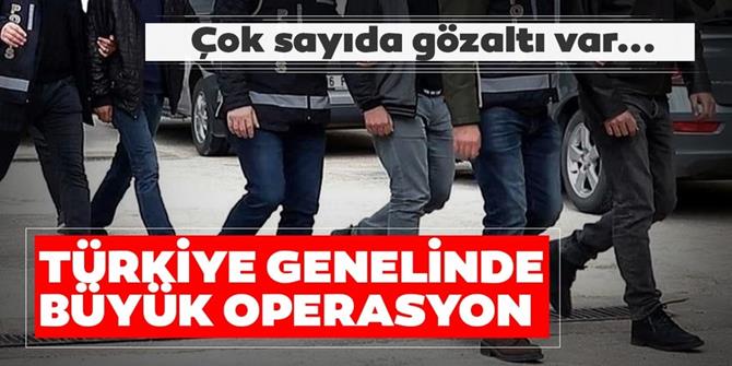 Türkiye genelinde büyük operasyon: 2 bin 682 kişi yakalandı