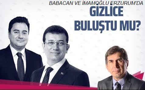 Ali Babacan ile İmamoğlu Palandöken’de gizlice buluştu mu?