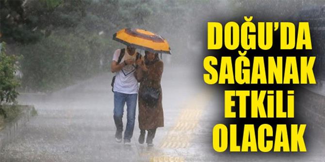 Doğu'da 3 ilde sağanak etkili olacak