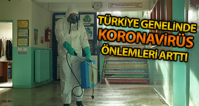 Türkiye genelinde korona virüs önlemleri