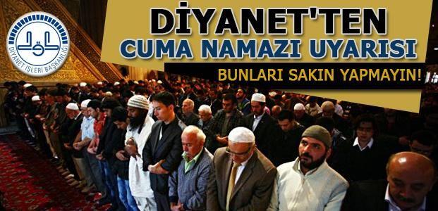 Din İşleri Yüksek Kurulu'ndan 'cuma namazı' açıklaması