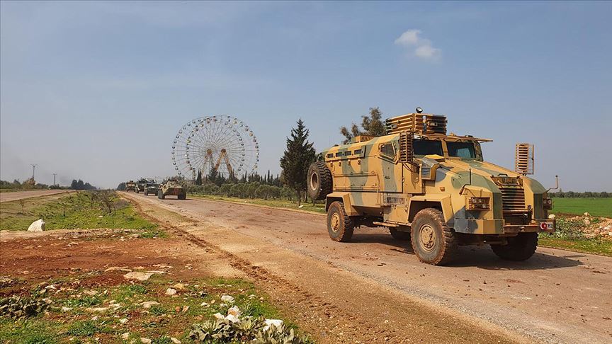 MSB: İdlib'deki M4 karayolunda 1'inci Türk-Rus birleşik kara devriyesi icra edildi