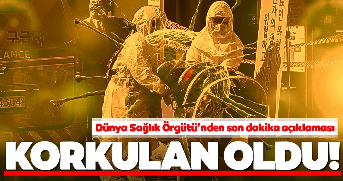 Dünya Sağlık Örgütü'nden son dakika açıklaması