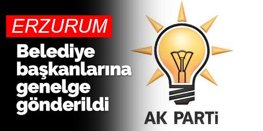 AK Parti'den belediye başkanlarına koronavirüs tedbirleri genelgesi