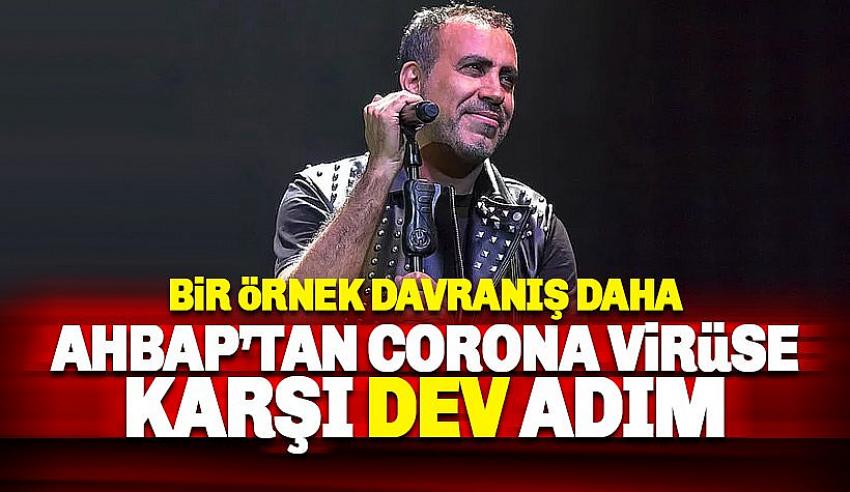 Koronavirüse karşı AHBAP’tan dev yardım