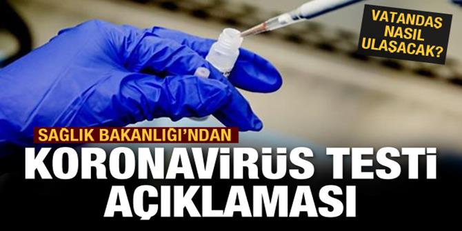 Sağlık Bakanlığı'ndan Koronavirüs açıklaması