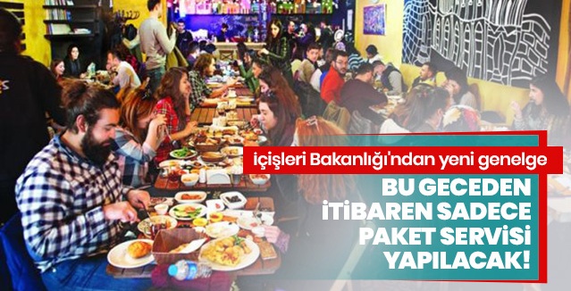 Lokanta ve restoranlara kısıtlamalar