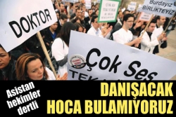 Danışacak hoca bulamıyoruz!