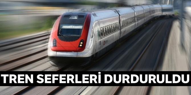 Başkentray ve Marmaray dışındaki tren seferleri durduruldu