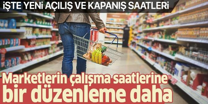 Market saatlerine yeni düzenleme!