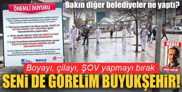 Seni de görelim Büyükşehir!