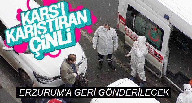 Kars'ta gezen Çinli turist gözetim altına alındı