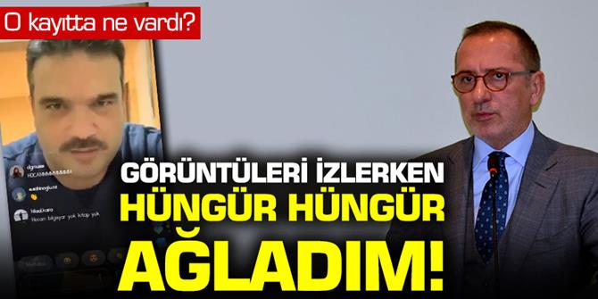 Fatih Altaylı: "Görüntüleri izlerken hüngür hüngür ağladım"