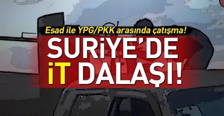 Esed rejimi Kamışlı'da YPG'yle çatıştı