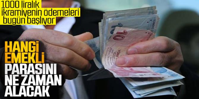 Bayram ikramiyeleri bugün ödenmeye başlıyor