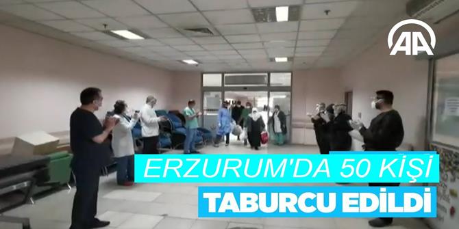 Erzurum'da Kovid-19 tedavisi görüp taburcu olanların sayısı 50'ye ulaştı