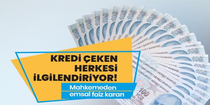 Kredi çeken herkesi ilgilendiriyor!