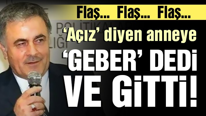 Aile Bakanlığı bürokratı, ‘açız’ diyen anneye ‘geber’ dedi