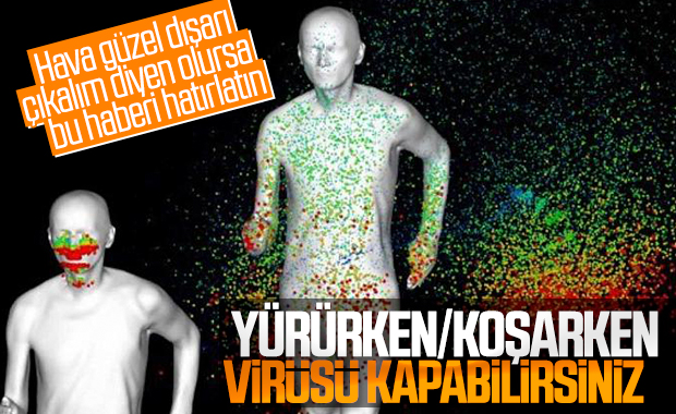 Yürüme veya koşma esnasında da virüse yakalanabilirsiniz