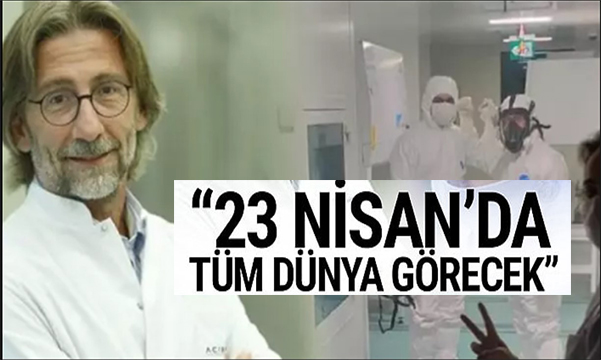 Ercüment Ovalı'dan koronavirüs aşısı için yeni açıklama: 23 Nisan’da tüm dünya görecek