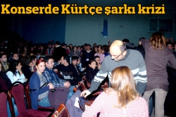 Konserde Kürtçe şarkı krizi!