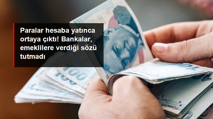 Emeklilere büyük şok! Bankalar vaat ettikleri promosyonun yarısını hesaplara yatırdı