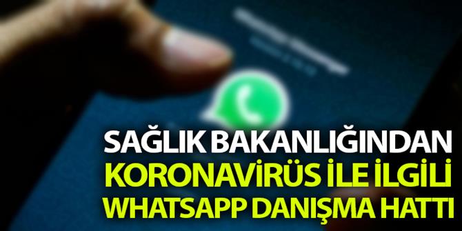 Sağlık Bakanlığından korona virüsle ilgili 184 Whatsapp danışma hattı