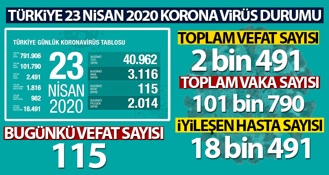 son 24 saatte 115 kişi hayatını kaybetti