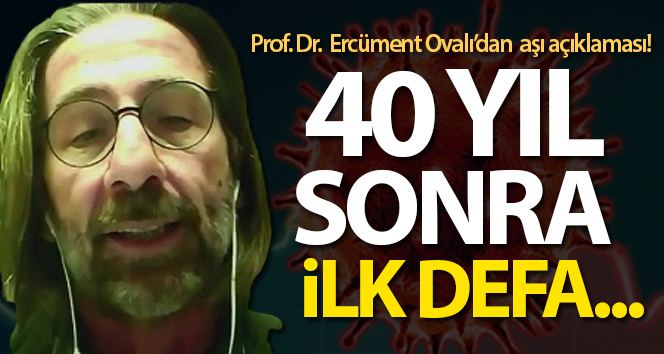 Prof. Dr. Ovalı: '40 yıl sonra ilk defa bir aşıyı ürettik ve test aşamasına kadar getirdik'