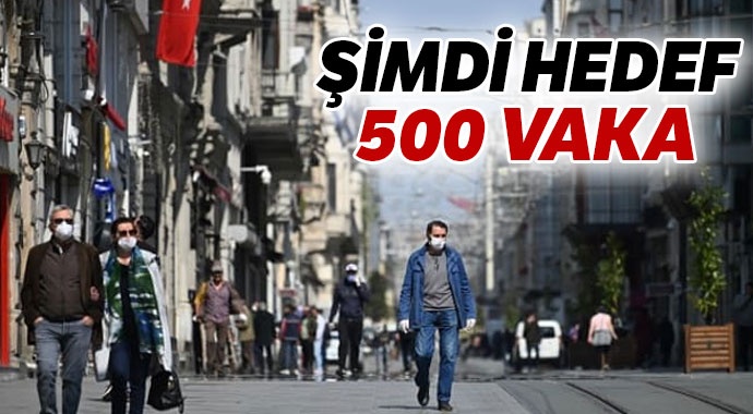 Hedef vaka sayısı günlük 500’ün altı