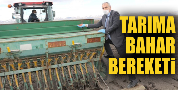 Erzurum'da Tarıma bahar bereketi