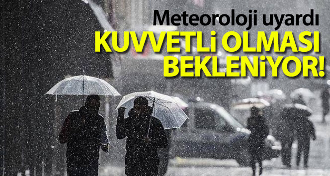 Doğu Anadolu’da gök gürültülü sağanak yağış