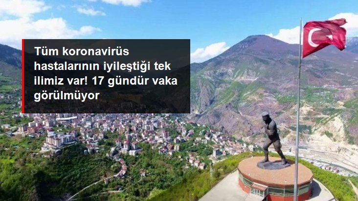 Artvin'de 17 gündür yeni vaka görülmüyor