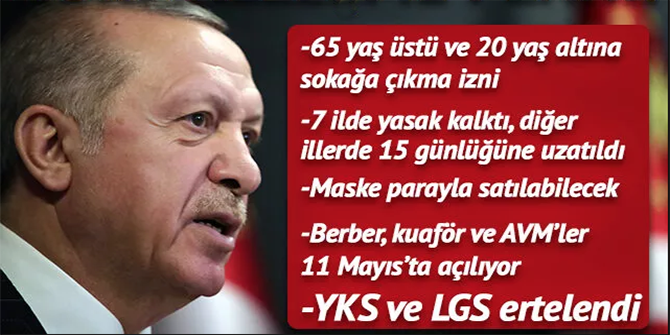 Türkiye'yi ilgilendiren koronavirüs kararları! Cumhurbaşkanlığı Erdoğan'dan açıklama