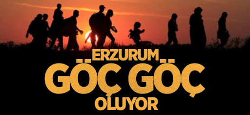 Erzurum göç veriyor!