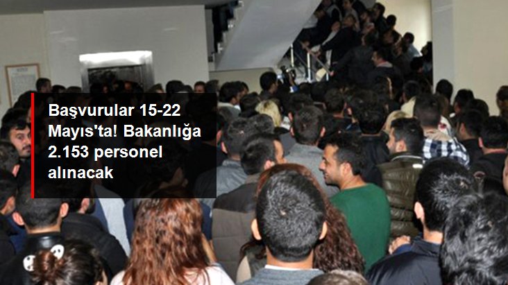 Tarım ve Orman Bakanlığı için 2.153 personel alacak