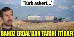 Bahoz Erdal'dan tarihi itiraf