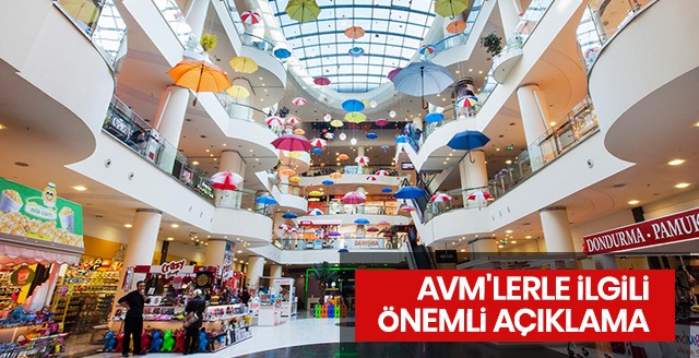 Sağlık Bakanlığı'ndan AVM'lerle ilgili önemli açıklama